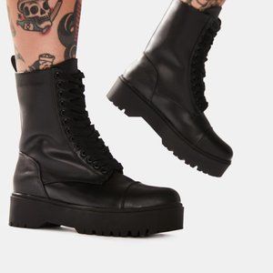 Dolls Kill Lace-up Combat Boots